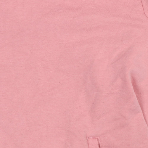 Damart Women’s Pink Pullover Hoodie L 18/20 Cotton Blend