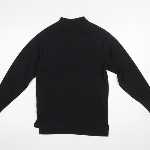 Trespass Womens Black XS Mock Neck Long Sleeve Thermal Top