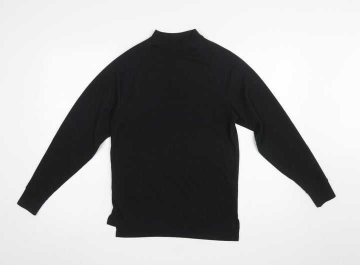 Trespass Womens Black XS Mock Neck Long Sleeve Thermal Top