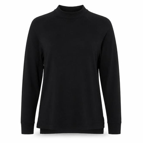 Trespass Womens Black XS Mock Neck Long Sleeve Thermal Top