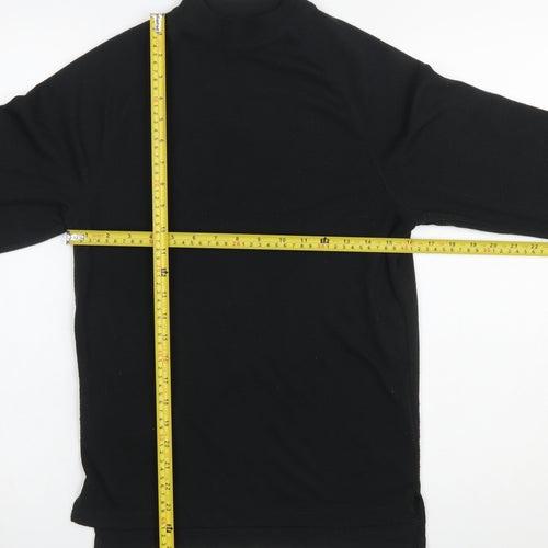 Trespass Womens Black XS Mock Neck Long Sleeve Thermal Top