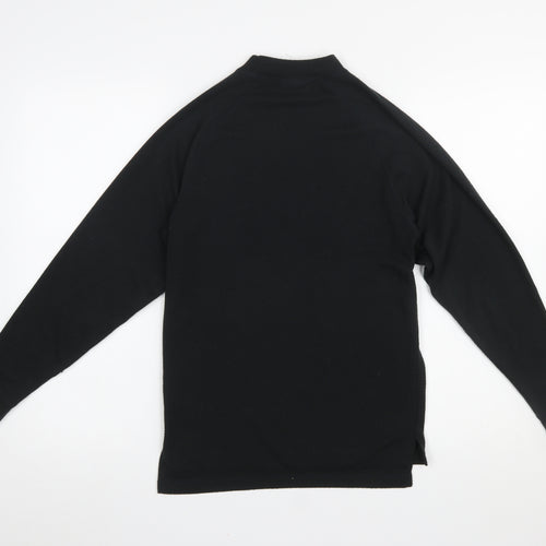 Trespass Womens Black XS Mock Neck Long Sleeve Thermal Top