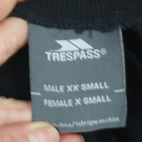 Trespass Womens Black XS Mock Neck Long Sleeve Thermal Top