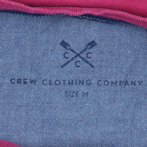Crew Clothing Company Men's Red Cotton Long Sleeve Pyjama Top M