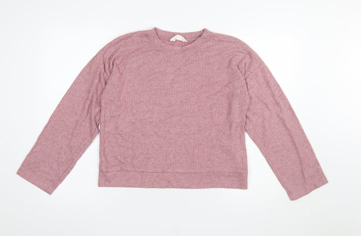 Marks and Spencer Women Pink Pullover Sweatshirt UK Small Soft Knit