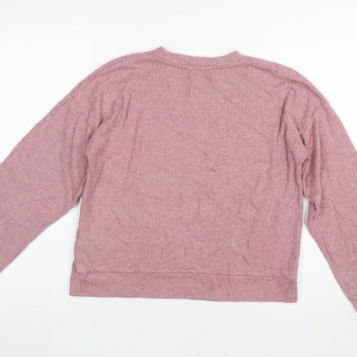 Marks and Spencer Women Pink Pullover Sweatshirt UK Small Soft Knit