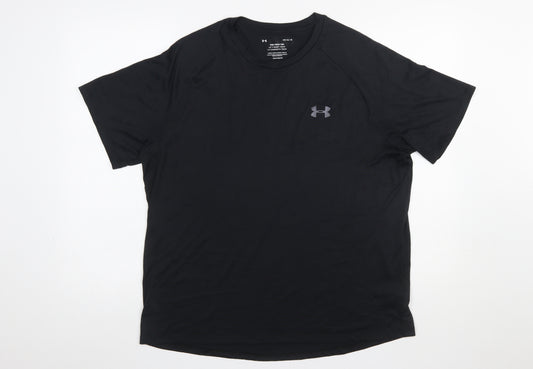 Under Armour Men's Black Tech Tee Short Sleeve Sports T-Shirt Size L