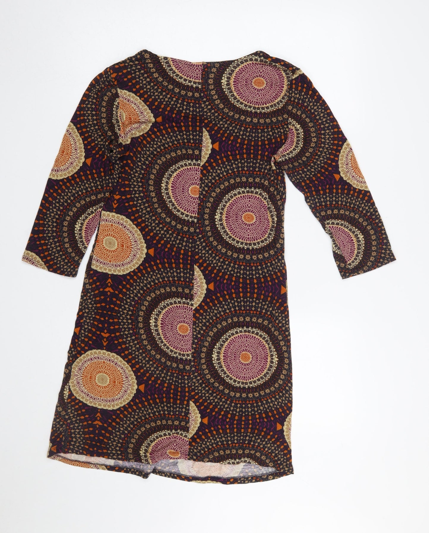 Wallis Women's Multicoloured Geometric Shift Dress Size 14