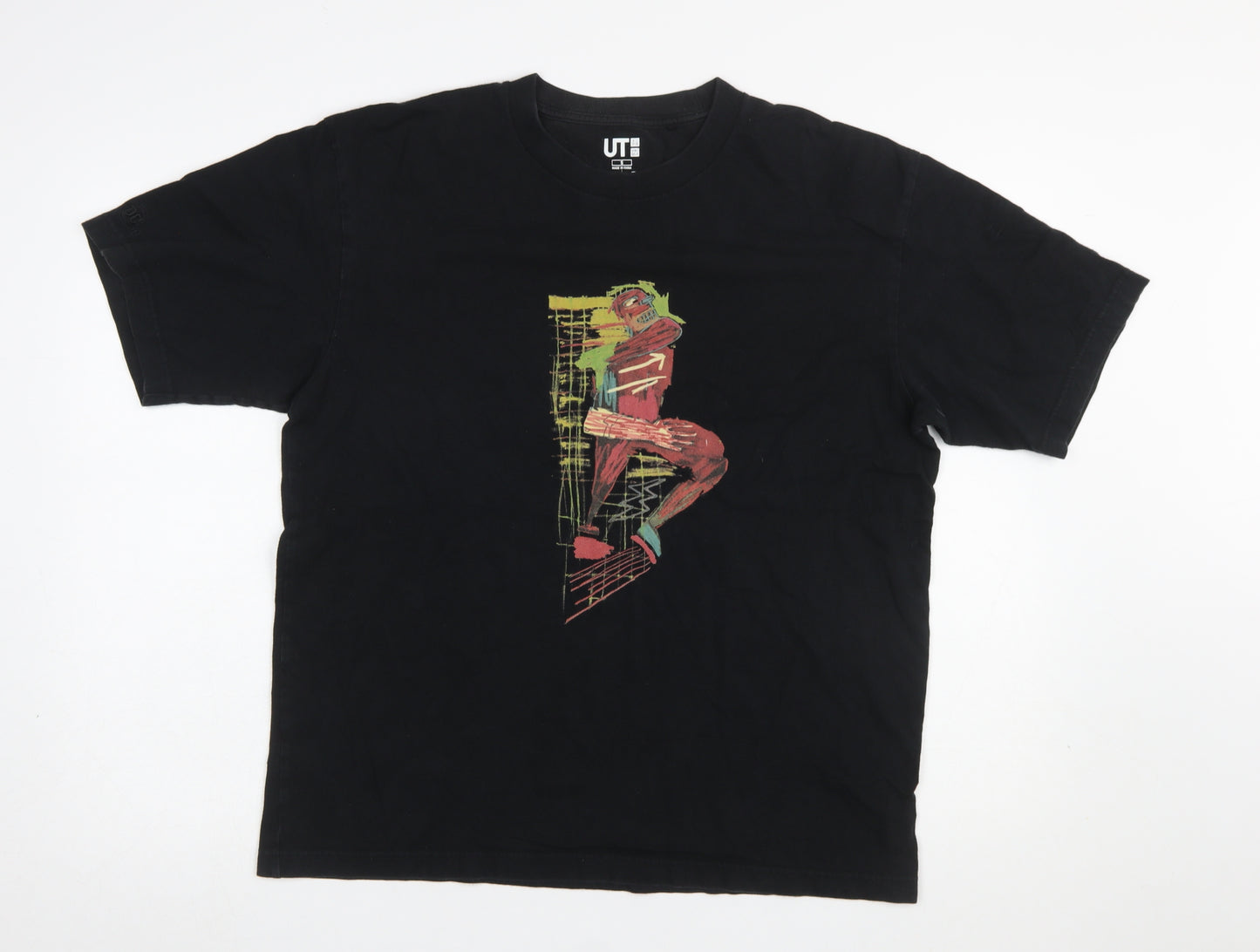 Uniqlo Men’s Black The Flash Art Graphic T-Shirt Size S