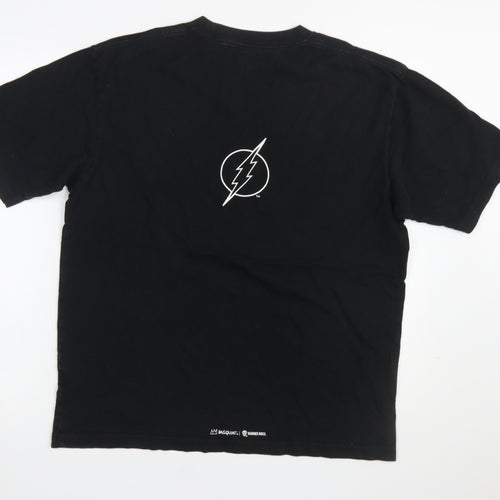 Uniqlo Men’s Black The Flash Art Graphic T-Shirt Size S
