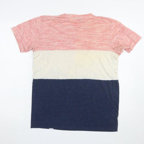 Nicce London Mens Multicoloured M Colourblock Short Sleeve T-Shirt