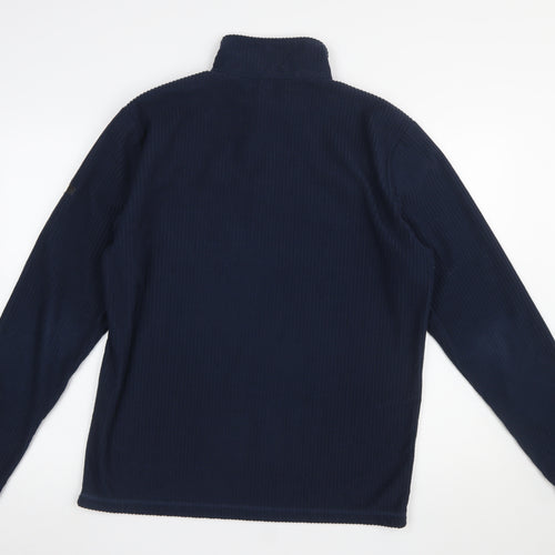 Regatta Men's Blue Fleece 1/2 Zip Sweatshirt Size L Outdoor Hiking Top