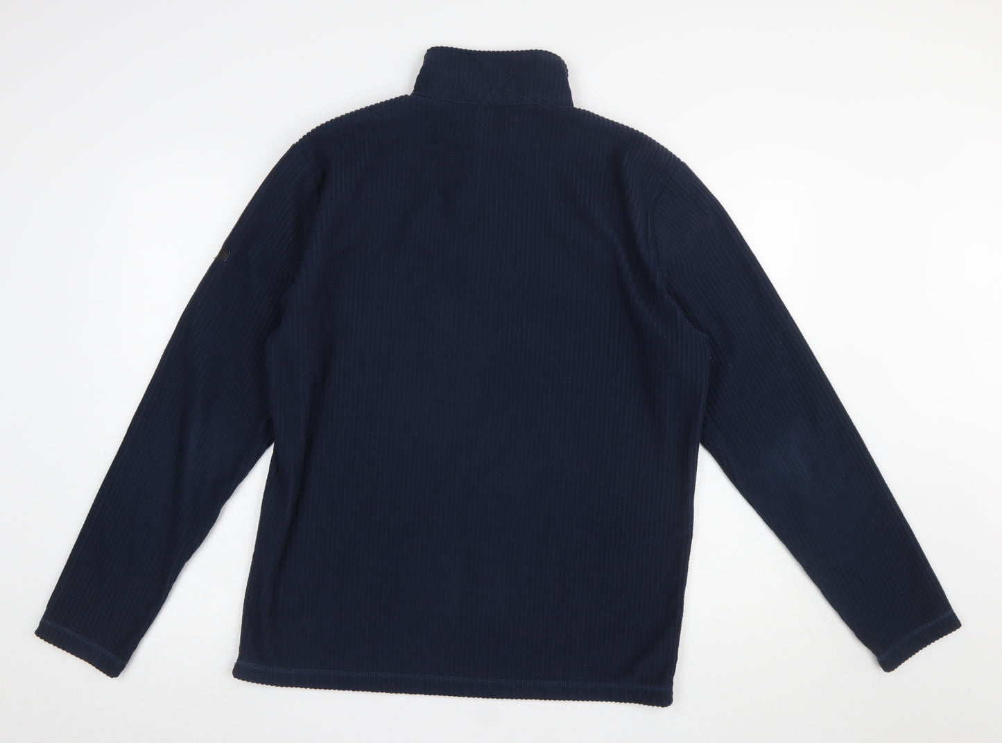 Regatta Men's Blue Fleece 1/2 Zip Sweatshirt Size L Outdoor Hiking Top