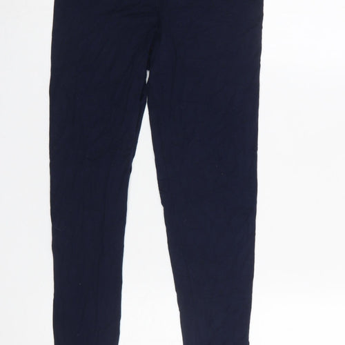 Boden Women's Blue Ankle Leggings Size 12 Viscose Stretch