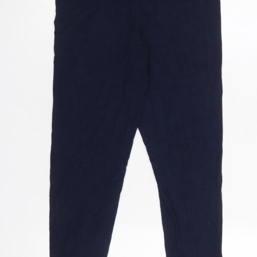 Boden Women's Blue Ankle Leggings Size 12 Viscose Stretch