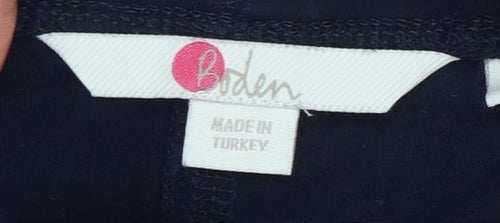 Boden Women's Blue Ankle Leggings Size 12 Viscose Stretch