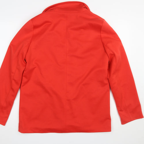 Long Tall Sally Women's Red Size 12 Tall Single-Breasted Blazer