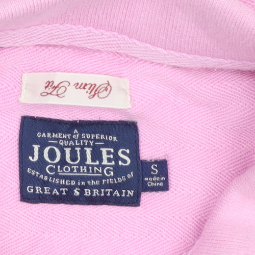 Joules Men’s Pink Cotton Polo Shirt Size S Short Sleeve Casual