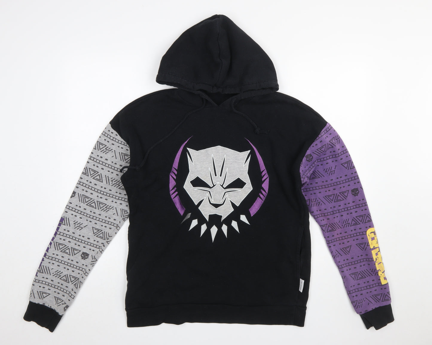 Marvel Men's Black Panther Hoodie Black XS Pullover Fleece