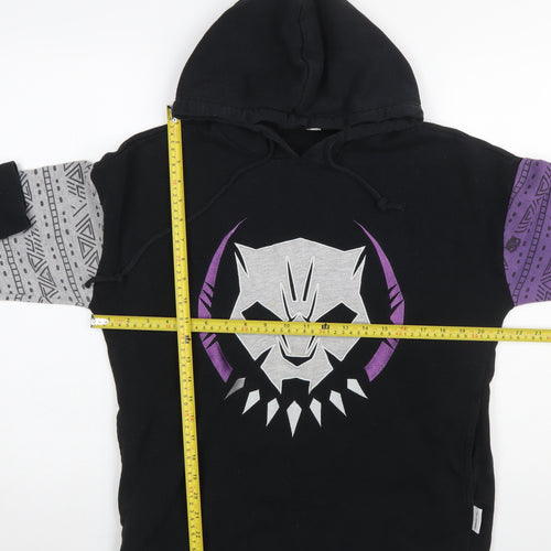 Marvel Men's Black Panther Hoodie Black XS Pullover Fleece