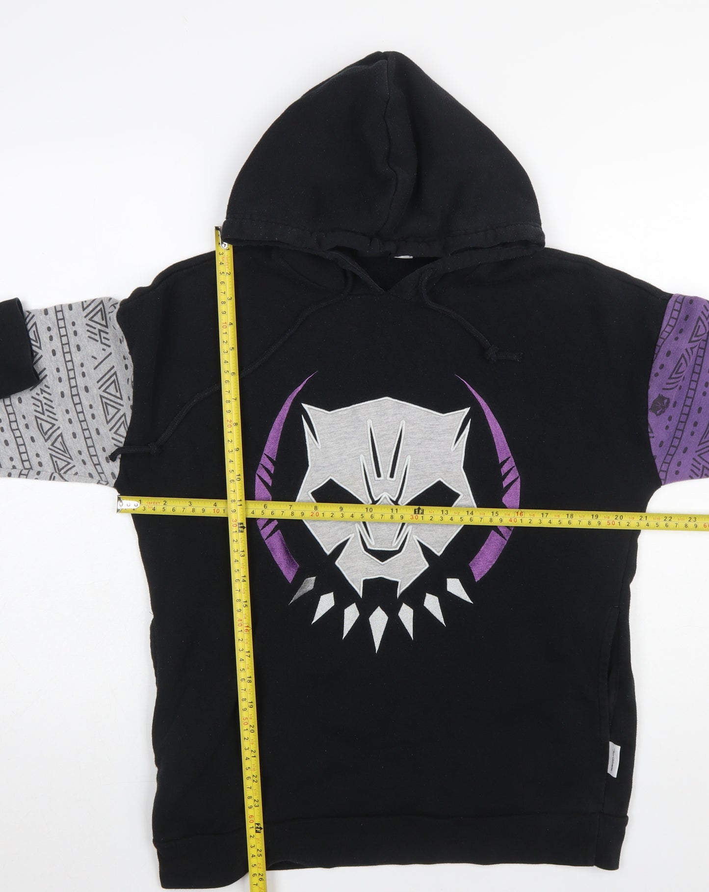 Marvel Men's Black Panther Hoodie Black XS Pullover Fleece