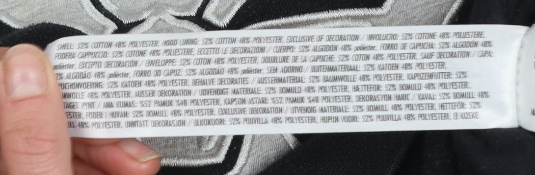 Marvel Men's Black Panther Hoodie Black XS Pullover Fleece