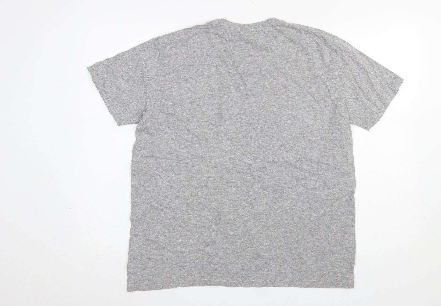 Manchester City Grey Men's Medium Crew Neck Graphic T-Shirt