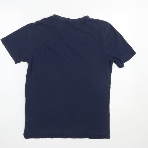 Nike Men's Blue Graphic Athletic Fit T-Shirt Size M