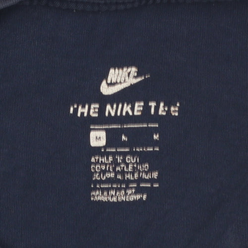 Nike Men's Blue Graphic Athletic Fit T-Shirt Size M