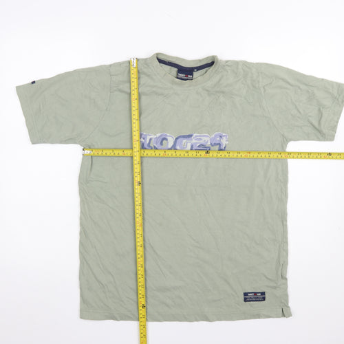 TOG24 Men's Green Cotton Short Sleeve Logo T-Shirt Size S