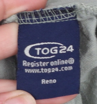 TOG24 Men's Green Cotton Short Sleeve Logo T-Shirt Size S