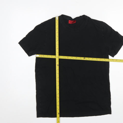 Hugo Boss Men's Black Cotton Crew Neck T-Shirt Size S