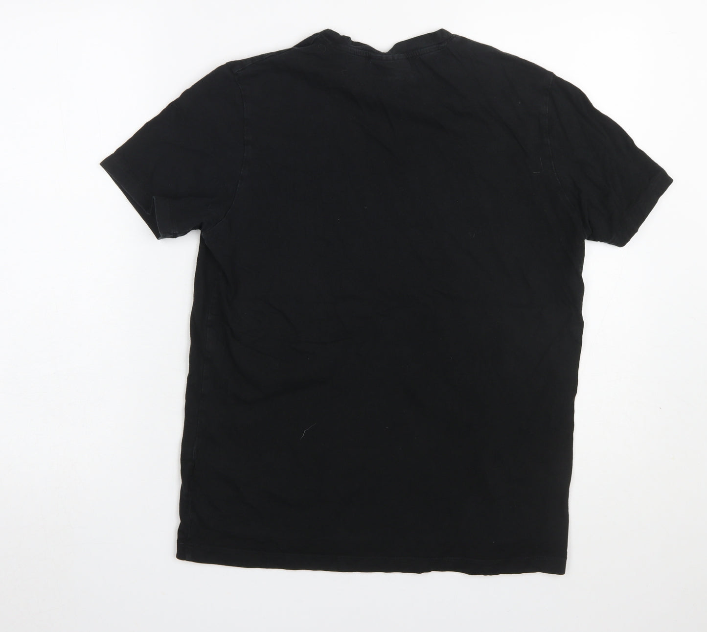 Hugo Boss Men's Black Cotton Crew Neck T-Shirt Size S