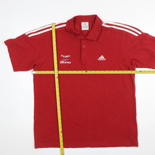 Adidas Men’s Red XL Polo Shirt London Marathon 2008 Sports Top