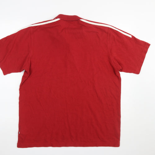 Adidas Men’s Red XL Polo Shirt London Marathon 2008 Sports Top