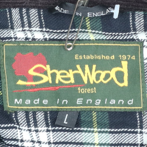 Sherwood Forest Men's Brown Waxed Cotton Overcoat Jacket L