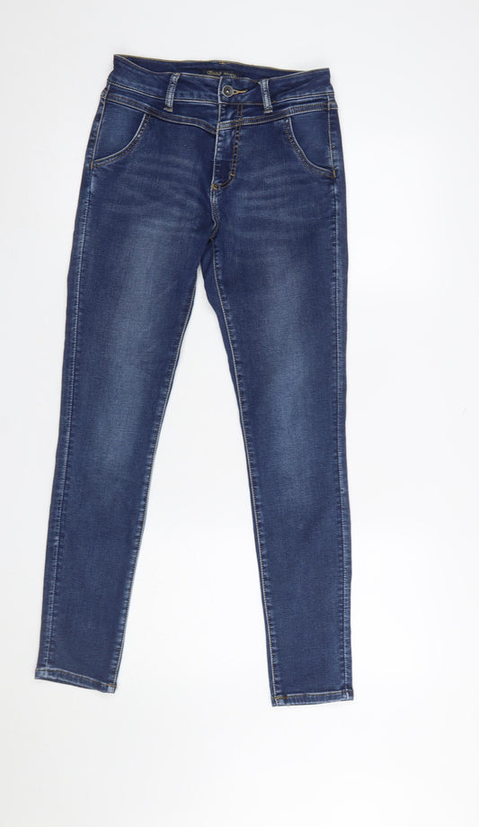 Toxik3 Womens Blue Skinny Jeans XS Slim Fit Stretch Denim