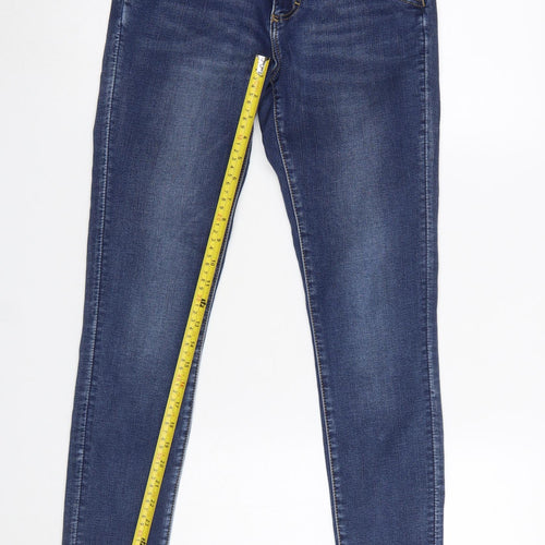 Toxik3 Womens Blue Skinny Jeans XS Slim Fit Stretch Denim
