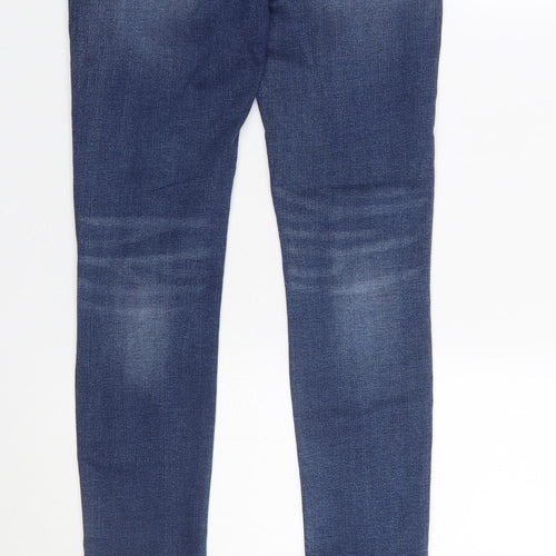 Toxik3 Womens Blue Skinny Jeans XS Slim Fit Stretch Denim