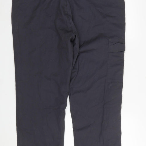 Cotton Traders Men’s Grey Cargo Trousers Size 38 Regular Fit Straight Leg