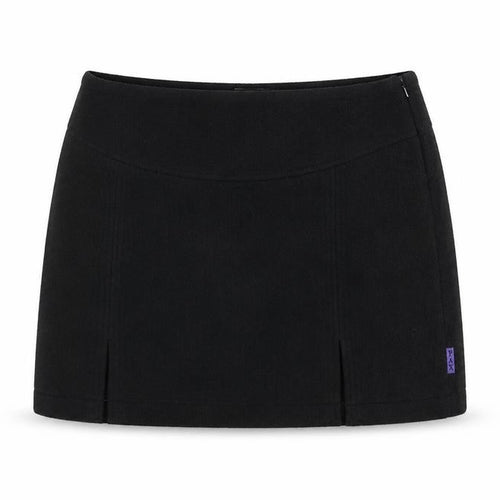 PAX Womens Black Fleece Short Straight Skirt Size M