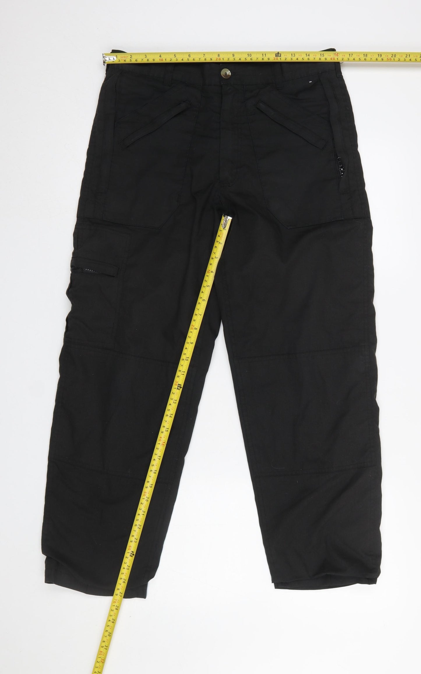 Regatta Professional Men's Black Cargo Work Trousers Size 30 Regular Fit