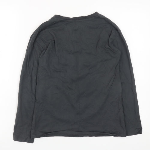 H&M Boys Black Spider-Man Long Sleeve Graphic T-Shirt 8-10 Years