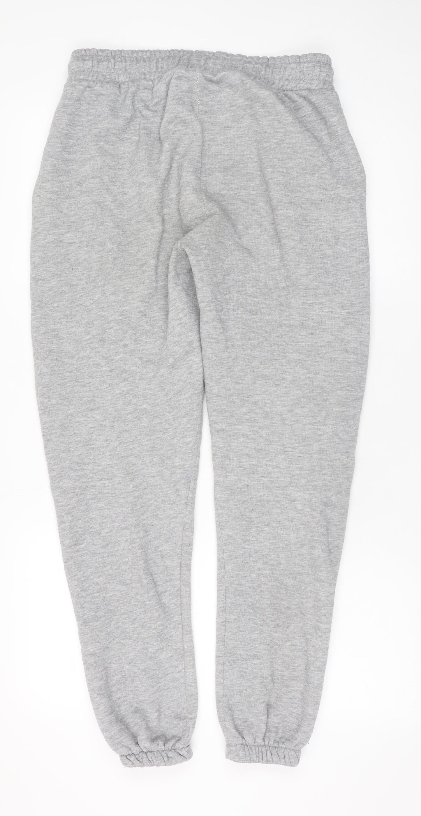boohooMAN Men's Grey M College Logo Jogger Sweatpants