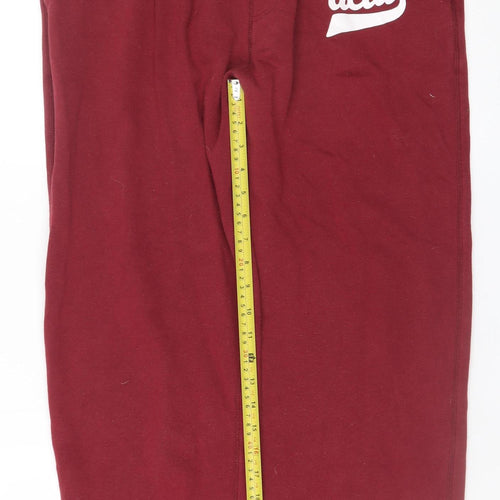 UCLA Men's Red Sweatpants Joggers M Collegiate Fleece Tapered Fit