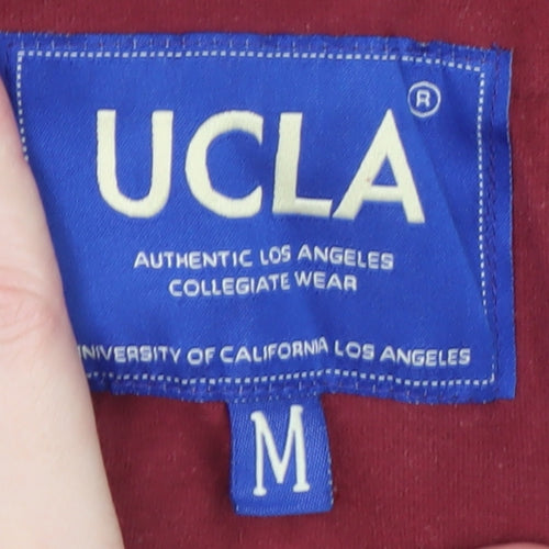 UCLA Men's Red Sweatpants Joggers M Collegiate Fleece Tapered Fit