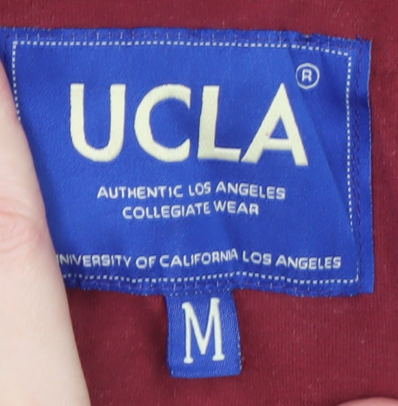 UCLA Men's Red Sweatpants Joggers M Collegiate Fleece Tapered Fit