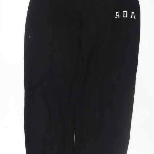 Adanola Men's Black XS Sweatpants Jogger Trousers Fleece Cuffed