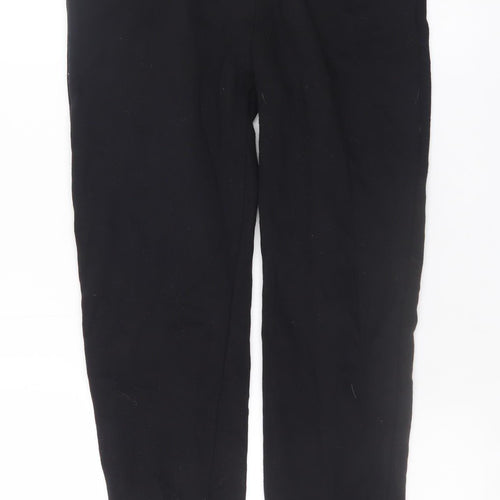 H&M Divided Basic Men's Black Joggers Size S Cotton Blend Elastic Waist
