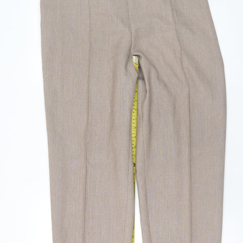 Marks and Spencer Women’s Beige Size 18 Straight Leg Trousers